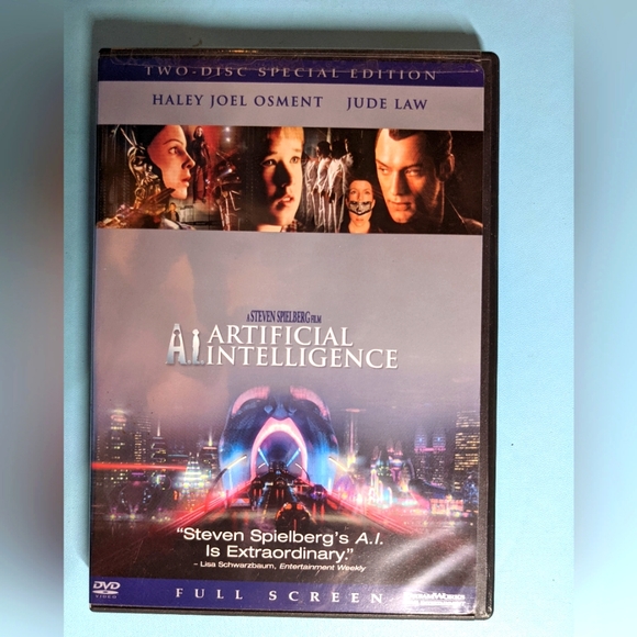 NEW DVD Artificial Intelligence PG-13 Two Disc Special Full Screen Edition - Picture 1 of 2